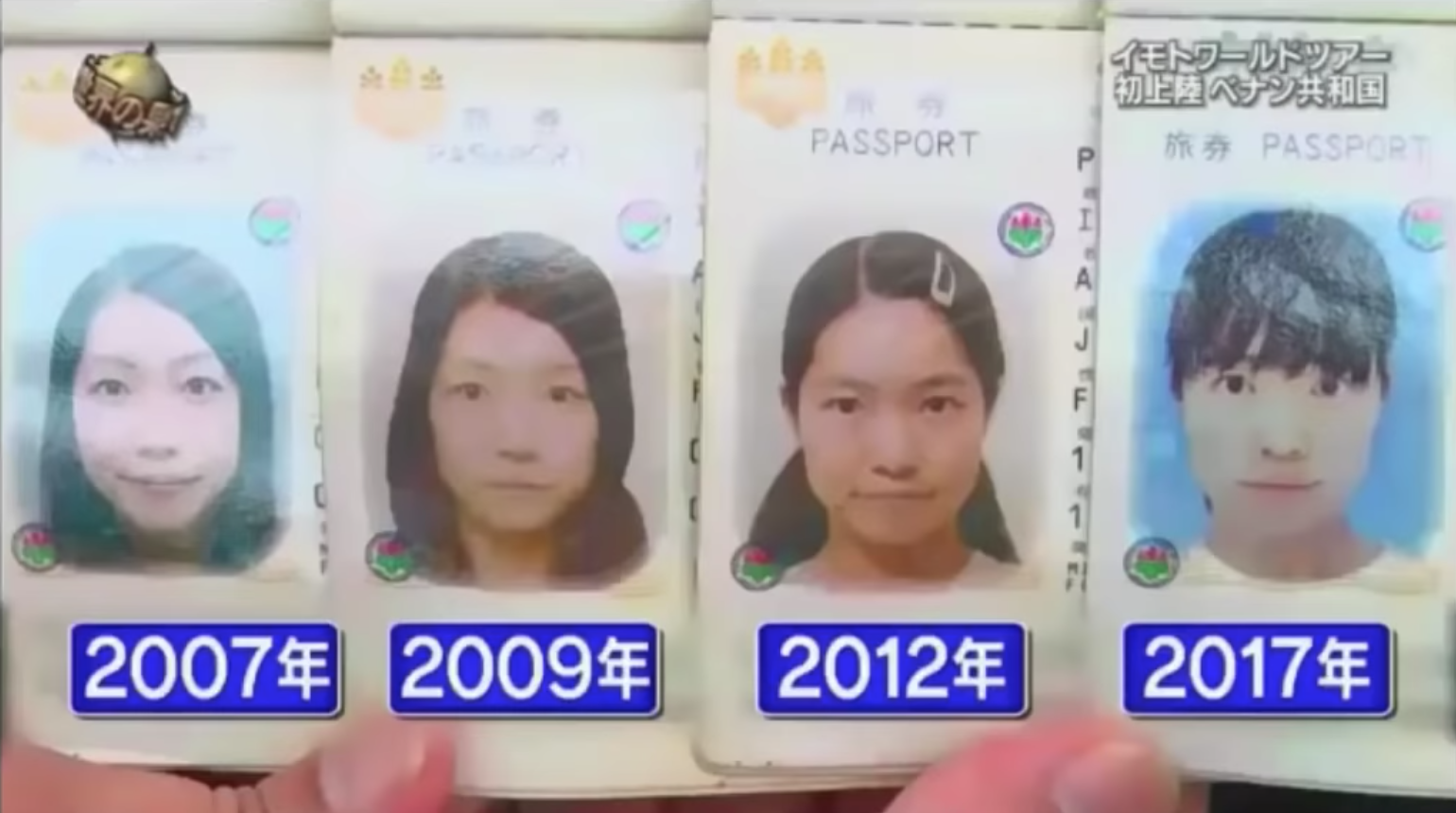 イモトのパスポート写真はかわいい イッテqロケ用に5年更新 出入国印ページや行っていない国は しげまるニュース速報